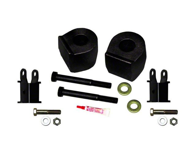 SkyJacker 2.50-Inch Front Spacer Leveling Kit with Shock Extension Brackets (17-24 4WD F-250 Super Duty)