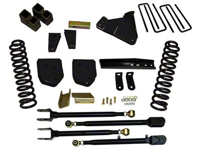 SkyJacker 4-Inch Suspension Lift Kit with 4-Link Conversion and Nitro Shocks (11-16 4WD 6.2L F-250 Super Duty)