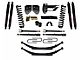 SkyJacker 4-Inch Suspension Lift Kit with 4-Link Conversion, Rear Leaf Springs and Black MAX Shocks (17-22 4WD 6.2L F-250 Super Duty)