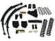 SkyJacker 4-Inch Suspension Lift Kit with Rear Leaf Springs and Black MAX Shocks (11-16 4WD 6.2L F-250 Super Duty)
