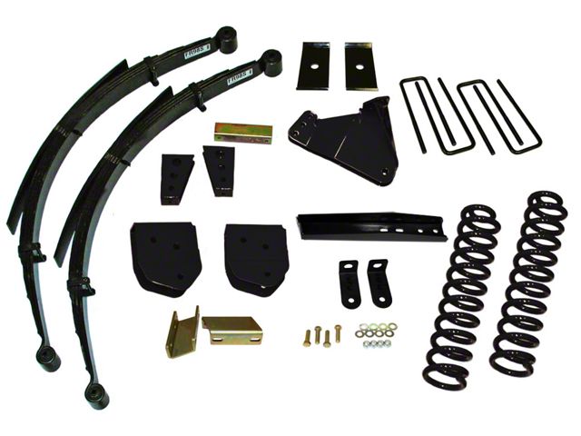 SkyJacker 4-Inch Suspension Lift Kit with Rear Leaf Springs and Hydro Shocks (11-16 4WD 6.2L F-250 Super Duty)