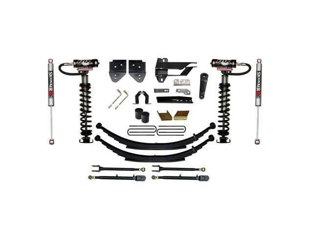 SkyJacker 6-Inch Coil-Over Kit with 4-Link Conversion, Rear Leaf Springs and M95 Performance Shocks (17-22 4WD F-250 Super Duty)