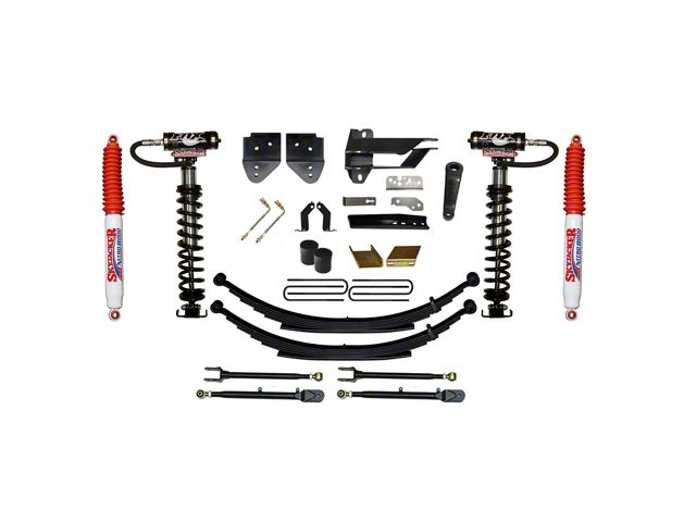 SkyJacker 6-Inch Coil-Over Kit with 4-Link Conversion, Rear Leaf Springs and Nitro Shocks (17-22 4WD F-250 Super Duty)