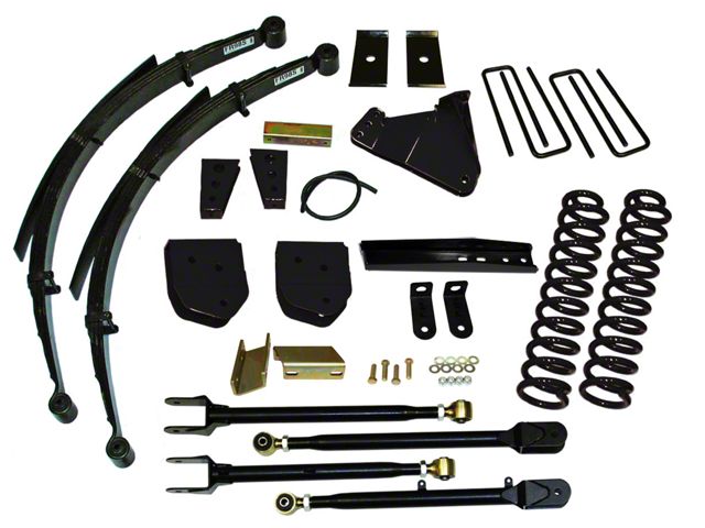 SkyJacker 6-Inch Suspension Lift Kit with 4-Link Conversion, Rear Leaf Springs and M95 Performance Shocks (11-16 4WD 6.2L F-250 Super Duty)