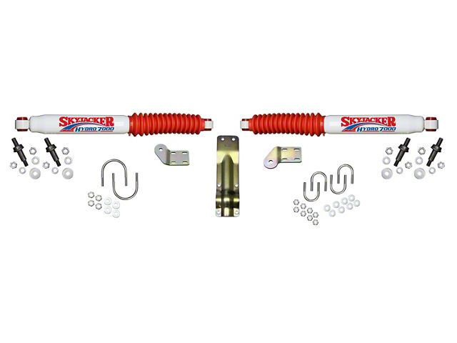 SkyJacker Hydro 7000 Dual Steering Stabilizer Kit for 4 to 8.50-Inch Lift (11-16 4WD F-250 Super Duty)