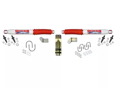 SkyJacker Hydro 7000 Dual Steering Stabilizer Kit for 4 to 8.50-Inch Lift (11-16 4WD F-250 Super Duty)