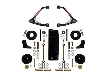 SkyJacker 3.50 to 4-Inch Upper Control Arm Suspension Lift Kit with Rear Shock Brackets (07-14 4WD Tahoe w/o Autoride)