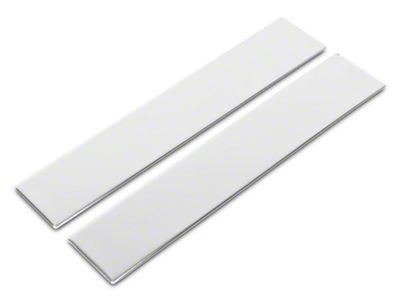 Sliding Rear Window Trim Accents; Stainless Steel (14-18 Silverado 1500)