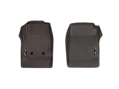 SmartLiner Smart Coverage Custom Fit Front Floor Liners; Cocoa (15-22 Canyon w/o Vinyl Flooring)