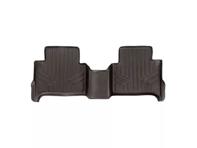 SmartLiner Smart Coverage Custom Fit Rear Floor Liner; Under Rear Seat Coverage; Cocoa (15-22 Canyon Crew Cab w/o Vinyl Flooring)