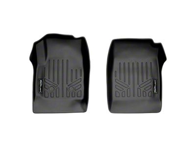 SmartLiner Smart Coverage Custom Fit Front Floor Liners; Black (15-22 Colorado w/o Vinyl Flooring)