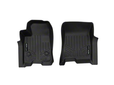 SmartLiner Smart Coverage Custom Fit Front Floor Liners; Black (23-25 Colorado w/o Vinyl Flooring)