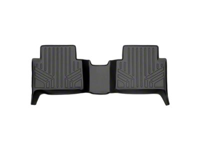 SmartLiner Smart Coverage Custom Fit Rear Floor Liner; Full Floor Coverage; Black (15-22 Colorado Crew Cab w/o Vinyl Flooring)