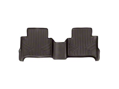 SmartLiner Smart Coverage Custom Fit Rear Floor Liner; Under Rear Seat Coverage; Cocoa (15-22 Colorado Crew Cab w/o Vinyl Flooring)