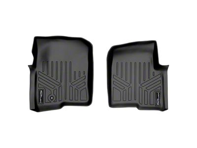 SmartLiner Smart Coverage Custom Fit Front Floor Liners; Black (04-08 F-150 w/o Floor Shifter)