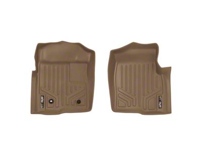 SmartLiner Smart Coverage Custom Fit Front Floor Liners; Tan (09-10 F-150 w/o Floor Shifter)