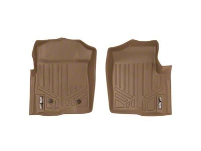 SmartLiner Smart Coverage Custom Fit Front Floor Liners; Tan (11-14 F-150 w/o Floor Shifter & Vinyl Flooring)