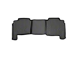 SmartLiner Smart Coverage Custom Fit Rear Floor Liner; Black (04-08 F-150 SuperCrew)