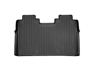 SmartLiner Smart Coverage Custom Fit Rear Floor Liner; Full Floor Coverage; Black (15-25 F-150 SuperCrew w/ Front Bench Seat, w/o Rear Under Seat Storage & Vinyl Flooring)