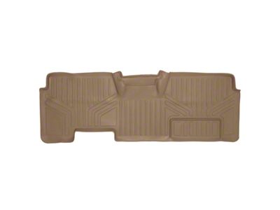 SmartLiner Smart Coverage Custom Fit Rear Floor Liner; Tan (09-14 F-150 SuperCab w/ Non-Flow Through Center Console)