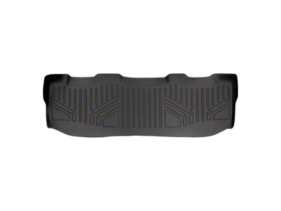 SmartLiner Smart Coverage Custom Fit Rear Floor Liner; Black (99-07 F-250 Super Duty SuperCrew w/o Floor Shifter, Rear Captian Seats & Vinyl Flooring)
