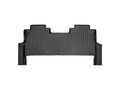 SmartLiner Smart Coverage Custom Fit Rear Floor Liner; Black (17-26 F-250 Super Duty SuperCrew w/ Front Bench Seat & w/o Vinyl Flooring)