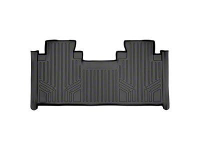 SmartLiner Smart Coverage Custom Fit Rear Floor Liner; Full Floor Coverage; Black (17-25 F-250 Super Duty SuperCab w/ Front Bench Seat & w/o Vinyl Flooring)