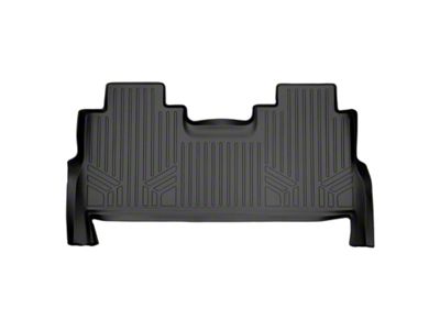 SmartLiner Smart Coverage Custom Fit Rear Floor Liner; Full Floor Coverage; Black (17-25 F-250 Super Duty SuperCrew w/ Front Bucket Seats & w/o Vinyl Flooring)