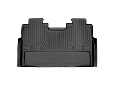 SmartLiner Smart Coverage Custom Fit Rear Floor Liner; Full Floor Coverage; Black (17-25 F-250 Super Duty SuperCrew w/ Rear Bench Seat & Vinyl Flooring)