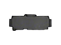 SmartLiner Smart Coverage Custom Fit Rear Floor Liner; Black (99-07 F-350 Super Duty SuperCab w/ Front bench Seat, w/o Floor Shifter and Vinyl Flooring)