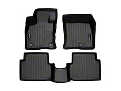 SmartLiner Smart Coverage Custom Fit Front and Rear Floor Liners; Black (22-26 2.0L EcoBoost Maverick)