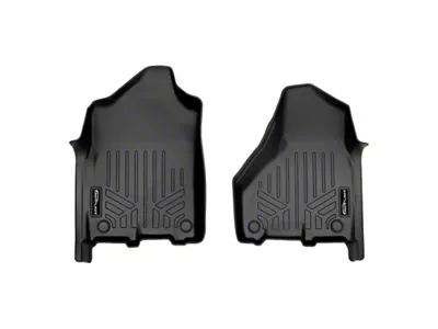 SmartLiner Smart Coverage Custom Fit Front Floor Liners; Black (19-25 RAM 2500 w/o Power Take Off)