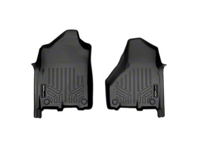 SmartLiner Smart Coverage Custom Fit Front Floor Liners; Black (19-25 RAM 3500 w/o Power Take Off)