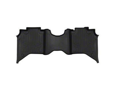 SmartLiner Smart Coverage Custom Fit Rear Floor Liner; Black (19-25 RAM 3500 Crew Cab w/ Front Bench Seat)