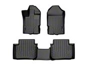 WeatherTech All-Weather Floor Mats For Ford Ranger | 1st & 2nd Row | Black TPE Liner Set