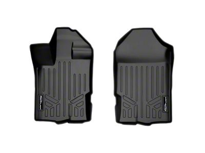 SmartLiner Smart Coverage Custom Fit Front Floor Liner; Black (19-23 Ranger w/ Vinyl Flooring)
