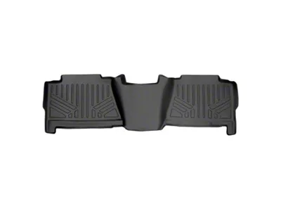 SmartLiner Smart Coverage Custom Fit Rear Floor Liner; Black (04-06 Sierra 1500 Crew Cab w/o Vinyl Flooring)