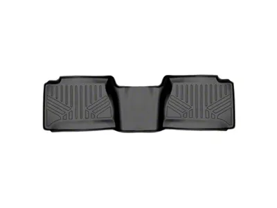SmartLiner Smart Coverage Custom Fit Rear Floor Liner; Black (99-06 Sierra 1500 Extended Cab w/o Vinyl Flooring)