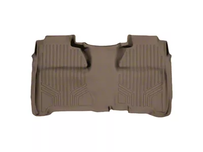 SmartLiner Smart Coverage Custom Fit Rear Floor Liner; Full Floor Coverage; Tan (14-18 Sierra 1500 Crew Cab w/o Vinyl Flooring)
