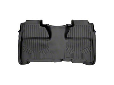 SmartLiner Smart Coverage Custom Fit Rear Floor Liner; Full Floor Coverage; Black (15-19 Sierra 2500 HD Crew Cab w/o Vinyl Flooring)