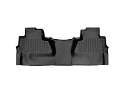SmartLiner Smart Coverage Custom Fit Rear Floor Liner; Full Floor Coverage; Black (15-19 Sierra 2500 HD Crew Cab w/o Vinyl Flooring)