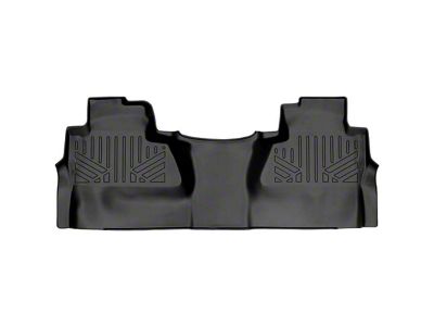 SmartLiner Smart Coverage Custom Fit Rear Floor Liner; Full Floor Coverage; Black (15-19 Sierra 2500 HD Crew Cab w/o Vinyl Flooring)