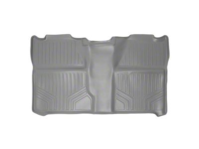 SmartLiner Smart Coverage Custom Fit Rear Floor Liner; Full Floor Coverage; Gray (07-14 Sierra 2500 HD Crew Cab w/o Rear Tool Box & Vinyl Flooring)