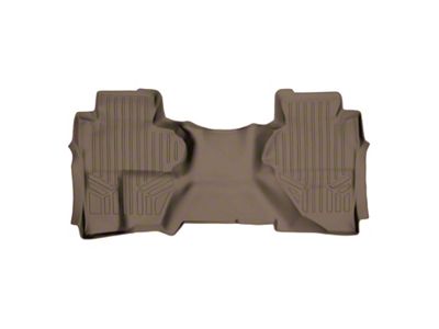 SmartLiner Smart Coverage Custom Fit Rear Floor Liner; Full Floor Coverage; Tan (15-19 Sierra 2500 HD Double Cab w/o Vinyl Flooring)
