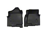 SmartLiner Smart Coverage Custom Fit Front Floor Liners; Black (99-06 Silverado 1500 w/o Manual Floor 4x4 Shifter & Vinyl Floor)