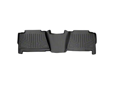 SmartLiner Smart Coverage Custom Fit Rear Floor Liner; Black (04-06 Silverado 1500 Crew Cab w/o Vinyl Flooring)