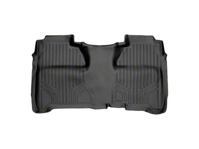 SmartLiner Smart Coverage Custom Fit Rear Floor Liner; Full Floor Coverage; Black (15-19 Silverado 2500 HD Crew Cab w/o Vinyl Flooring)