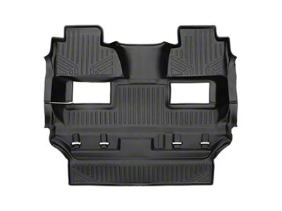 SmartLiner Smart Coverage Custom Fit 2nd Row Floor Liner; Full Floor Coverage; Black (15-20 Tahoe w/ 2nd Row Bucket Seats)