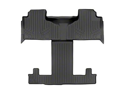 SmartLiner Smart Coverage Custom Fit 2nd Row Floor Liner; Full Floor Coverage; Black (21-26 Tahoe w/ 2nd Row Bucket Seats)
