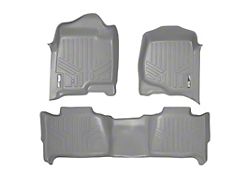 SmartLiner Smart Coverage Custom Fit Front and Rear Floor Liners; Gray (07-14 Tahoe, Excluding Hybrid)